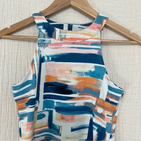 Anthropologie Deletta Brushstroke Isa High Neck Tank Size XS - Picture 5 of 7